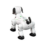 Robothondje - R/C - 18x25x12cm - interactief - wit zwart