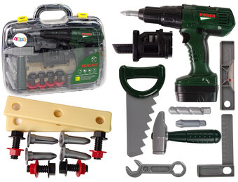 Speelgoed gereedschap - kindergereedschap - 34x30cm - 24 delig