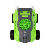 Speelgoed grasmaaier - bellenblaas machine - 30x26x55cm - groen