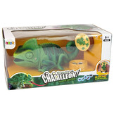 RC kameleon - 28x12x15cm - met lichteffecten - groen