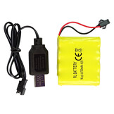 Bestuurbare auto - R/C - 20km/u - 1:12 - 4.8V 700mAh - rood