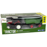 Bestuurbare trekker - RC tractor - 2,4G - 19x12x15cm - rood wit