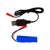 Bestuurbare trekker - RC tractor - 2,4G - 19x12x15cm - rood wit