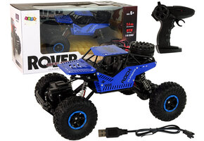 Bestuurbare auto - R/C buggy - tot 30m - 2,4GHz - blauw