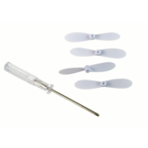 Drone - 12,5x3x12,5cm - R/C - met LED - groen blauw