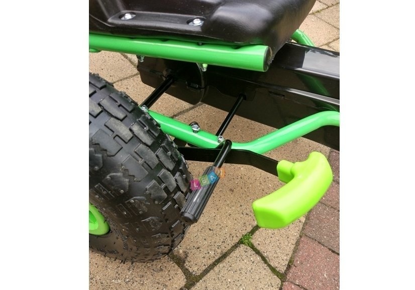 Skelter - go kart - 92x56x56cm - groen zwart