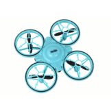 Drone - 12x2x12cm - met bedieningsband - blauw - vanaf 14 jaar
