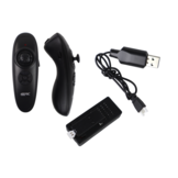 RC vliegtuig - 24x6x18cm - 4 verwisselbare propellers - zilver