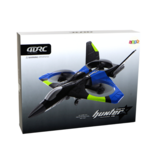 RC vliegtuig - 37x5x28cm - met afstandsbediening - blauw zwart