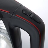 Waterkoker ELDOM - 1,5L - 2000W - draadloos - glas - rood zwart