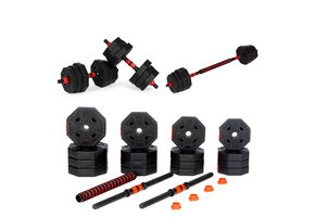 Halterset - verstelbare dumbbells - gewichten set - 30kg