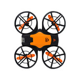 Drone - met camera - 12x3x11cm - inclusief koffer - oranje zwart