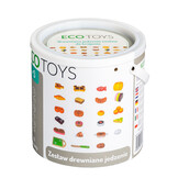 Speelgoed eten - houten fruit met snijplank - 23 delig