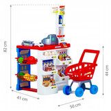 Speelgoed supermarkt - 82x50x41cm - met scanner en weegschaal
