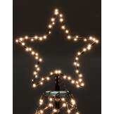 Vlaggenmast kerstboom - 300cm - LED - IP44 - 8 verlichtingsmodi