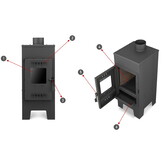 Houtkachel - 7,5 kW - A+ ECO-DESIGN