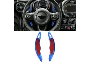Schakelflippers Mini Cooper 5-deurs F55, 3-deurs F56, Cabrio F57 - blauw