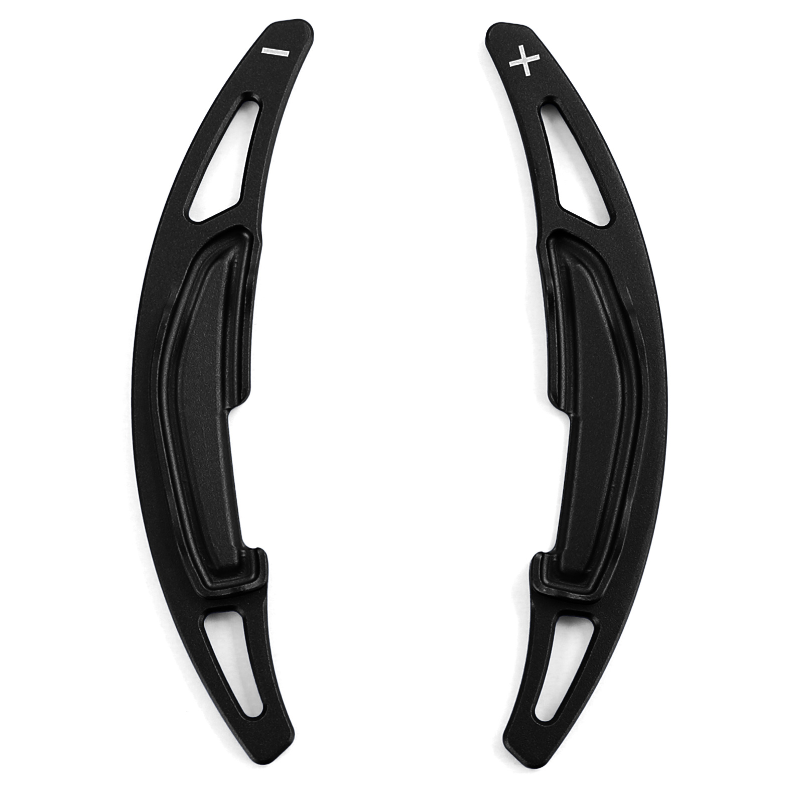Schakelflippers BMW X5M F85, X6M F86 - aluminium - zwart