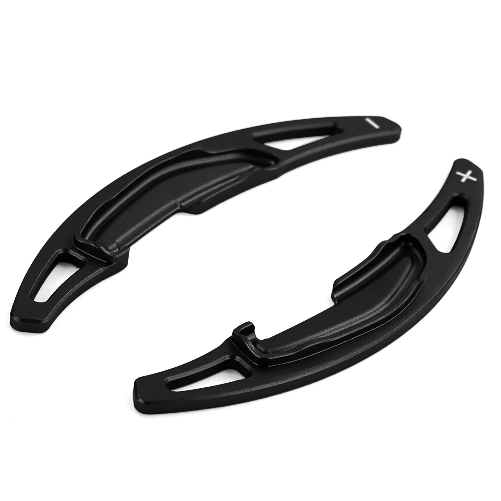 Schakelflippers BMW X5M F85, X6M F86 - aluminium - zwart