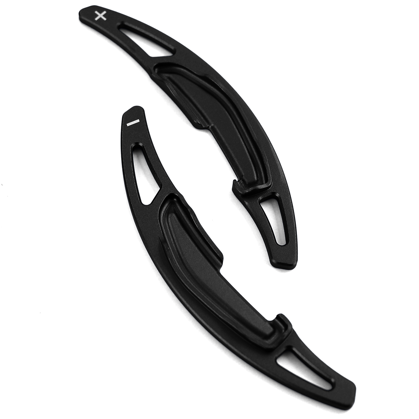 Schakelflippers BMW X5M F85, X6M F86 - aluminium - zwart