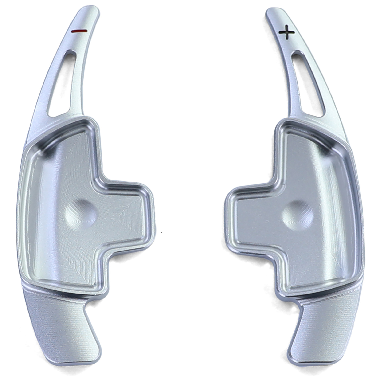 Schakelflippers Mercedes A-Klasse W176/W177, B-Klasse W246/W247, C-Klasse W205/S205/C205, E-Klasse W213/S213/C238, sedan/coupé/T-Model - zilver