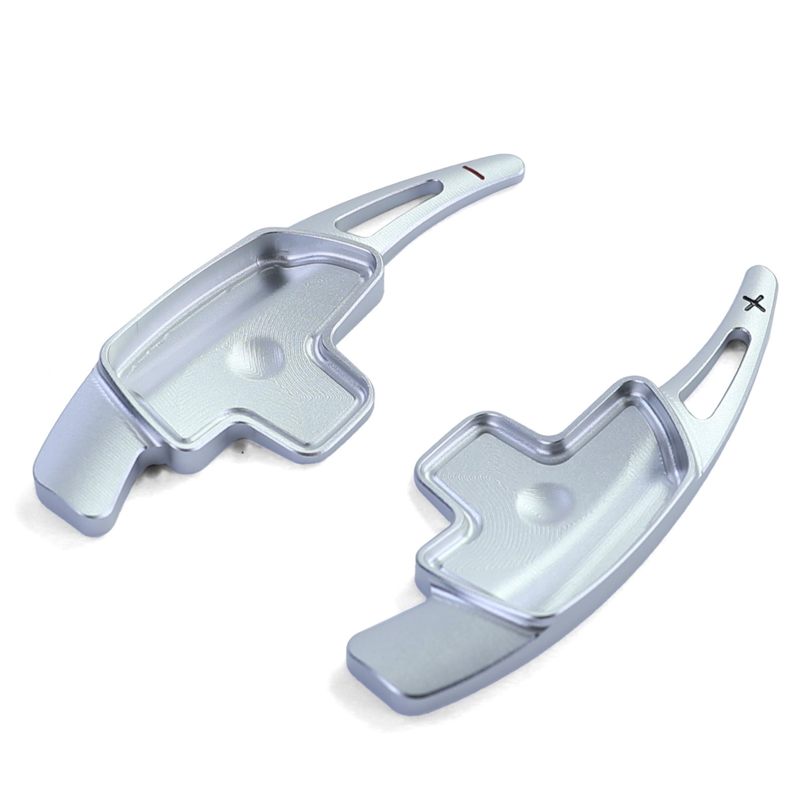 Schakelflippers Mercedes A-Klasse W176/W177, B-Klasse W246/W247, C-Klasse W205/S205/C205, E-Klasse W213/S213/C238, sedan/coupé/T-Model - zilver