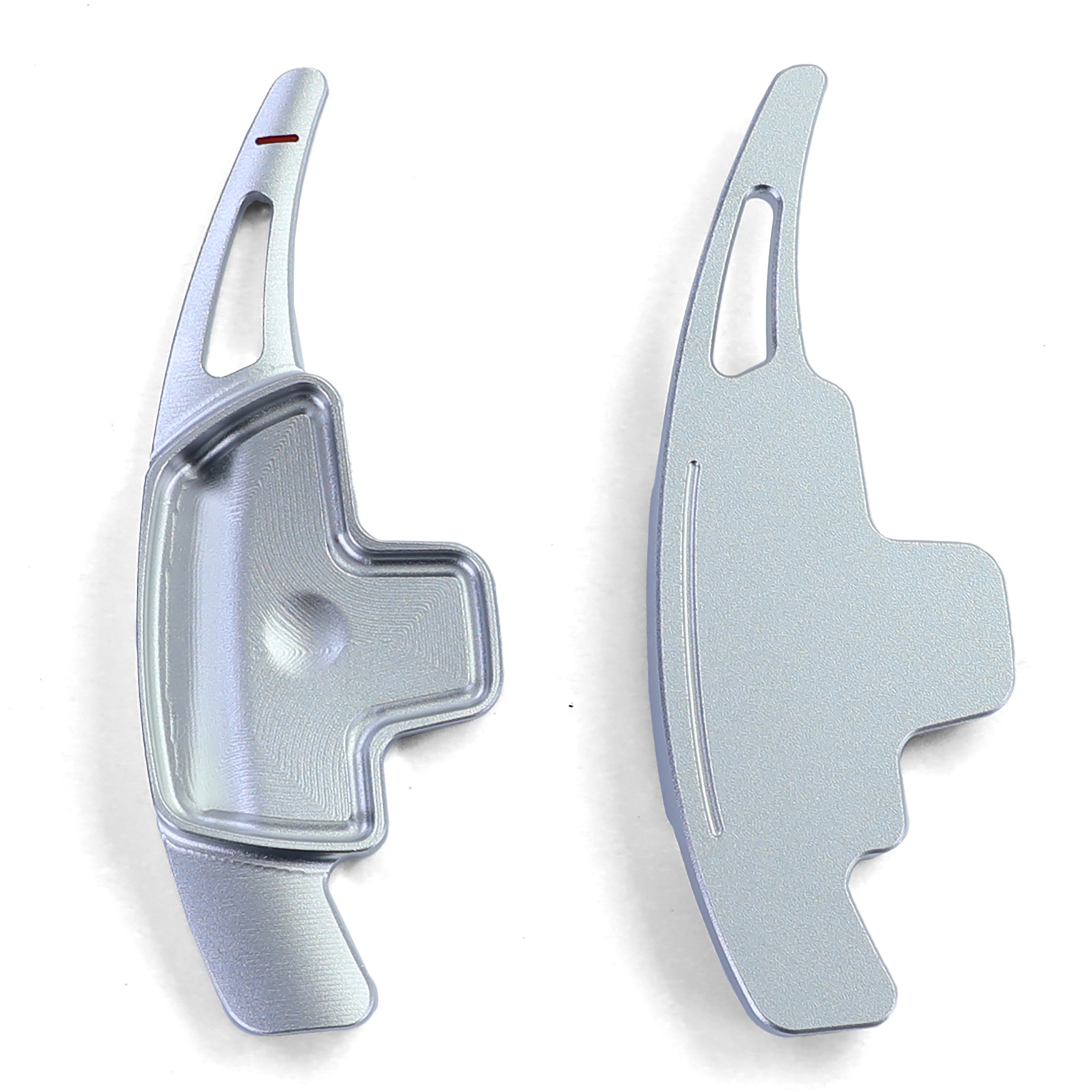 Schakelflippers Mercedes A-Klasse W176/W177, B-Klasse W246/W247, C-Klasse W205/S205/C205, E-Klasse W213/S213/C238, sedan/coupé/T-Model - zilver