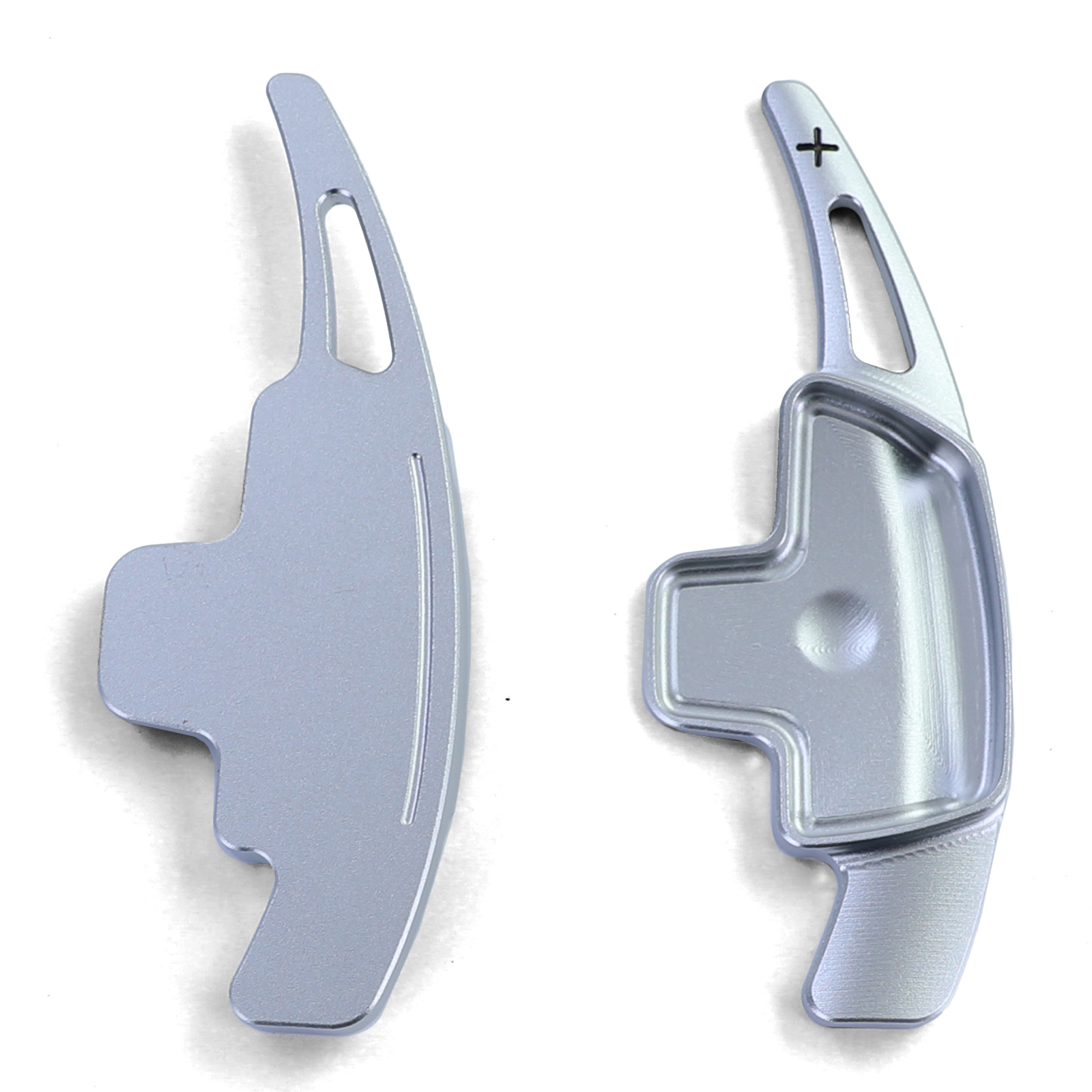 Schakelflippers Mercedes A-Klasse W176/W177, B-Klasse W246/W247, C-Klasse W205/S205/C205, E-Klasse W213/S213/C238, sedan/coupé/T-Model - zilver