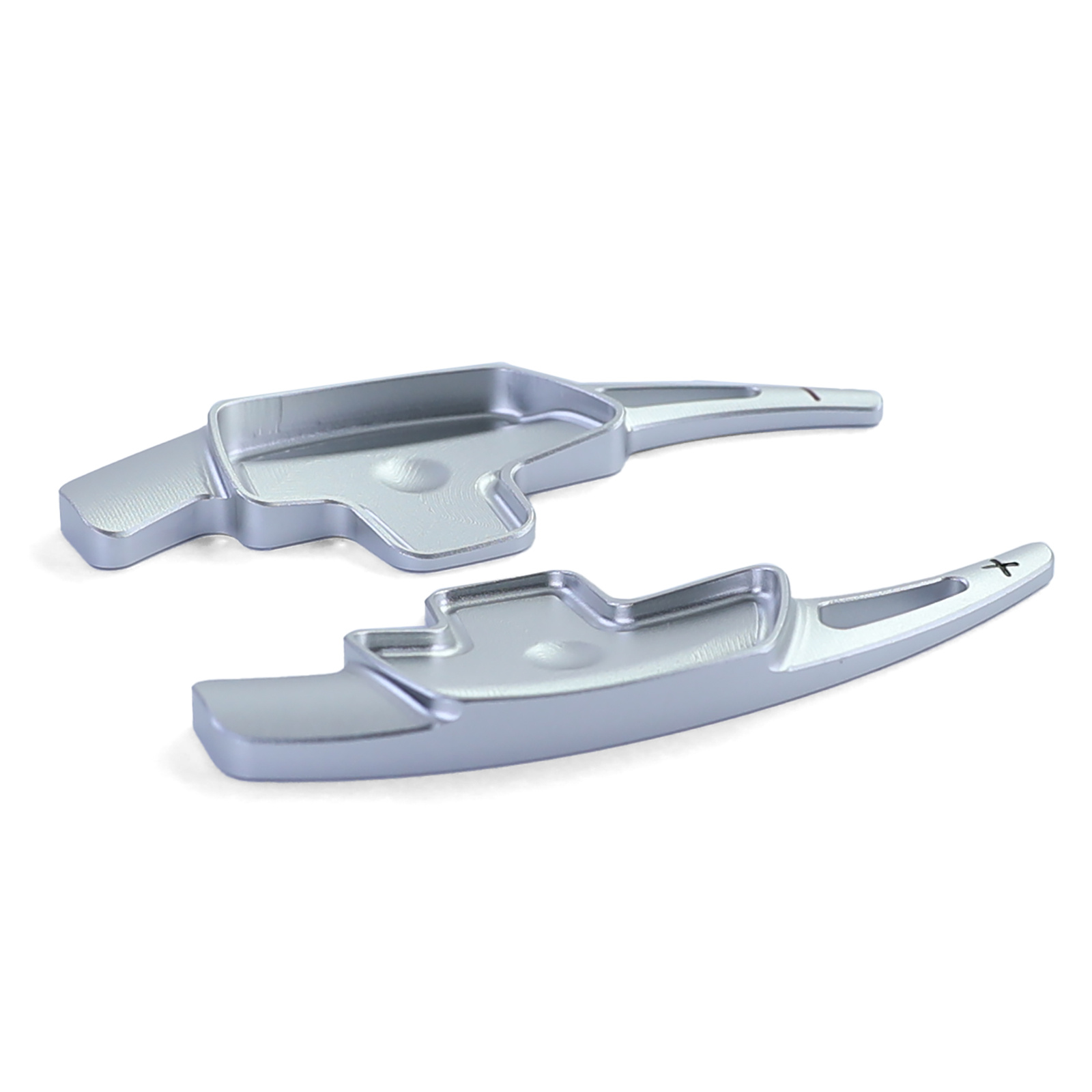 Schakelflippers geschikt voor Mercedes A-Klasse W176/W177, B-Klasse W246/W247, C-Klasse W205/S205/C205, E-Klasse W213/S213/C238, sedan/coupé/T-Model - zilver