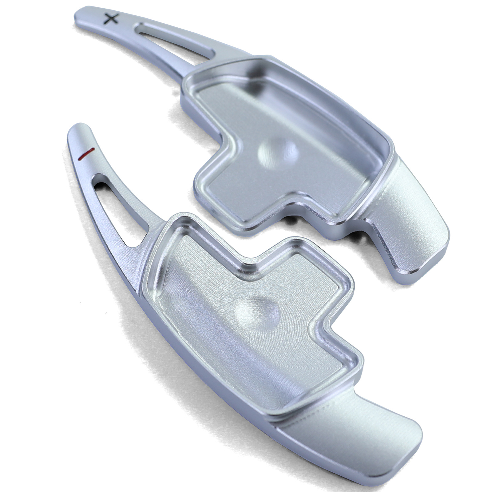 Schakelflippers Mercedes A-Klasse W176/W177, B-Klasse W246/W247, C-Klasse W205/S205/C205, E-Klasse W213/S213/C238, sedan/coupé/T-Model - zilver