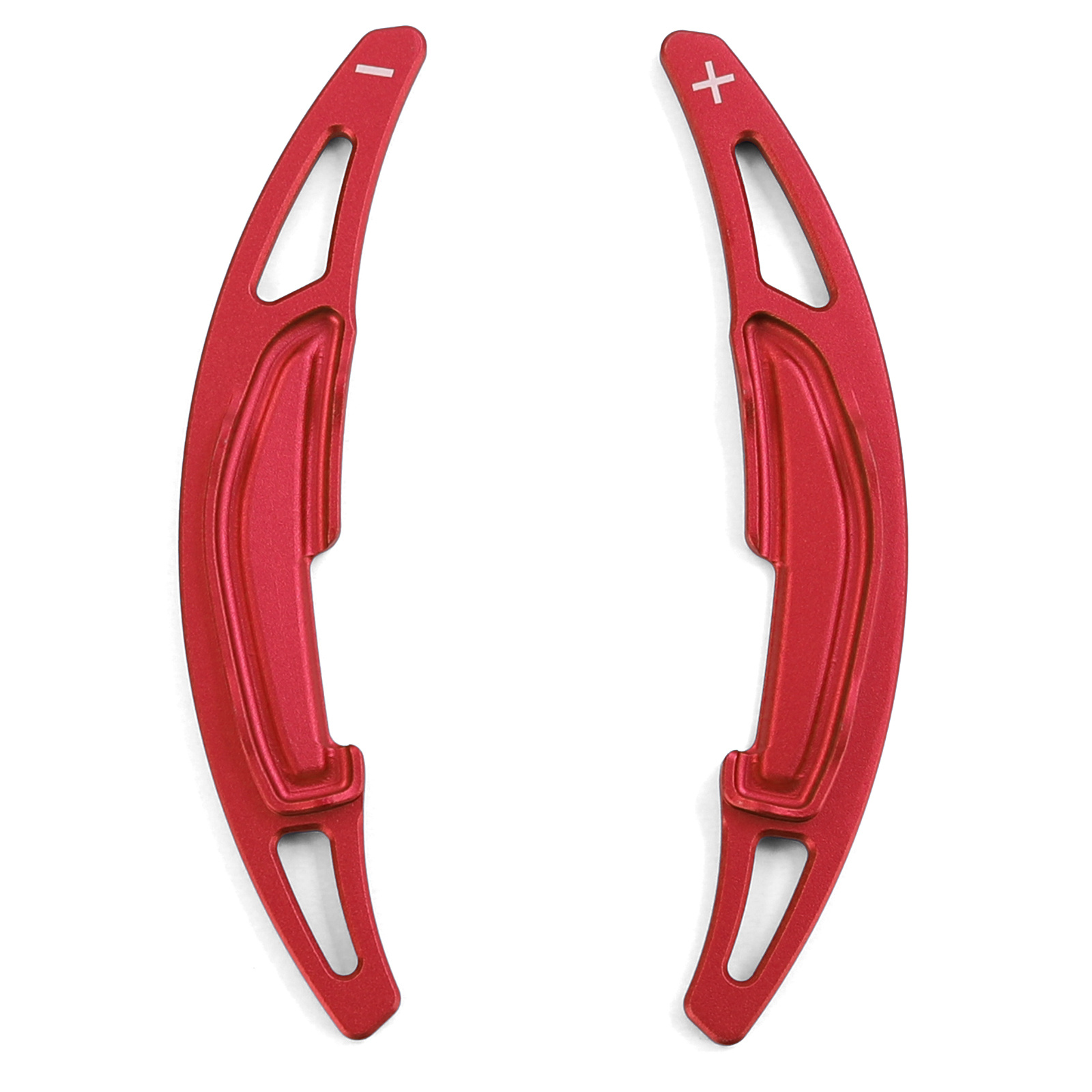 Schakelflippers geschikt voor BMW X5M F85, X6M F86 - aluminium - rood