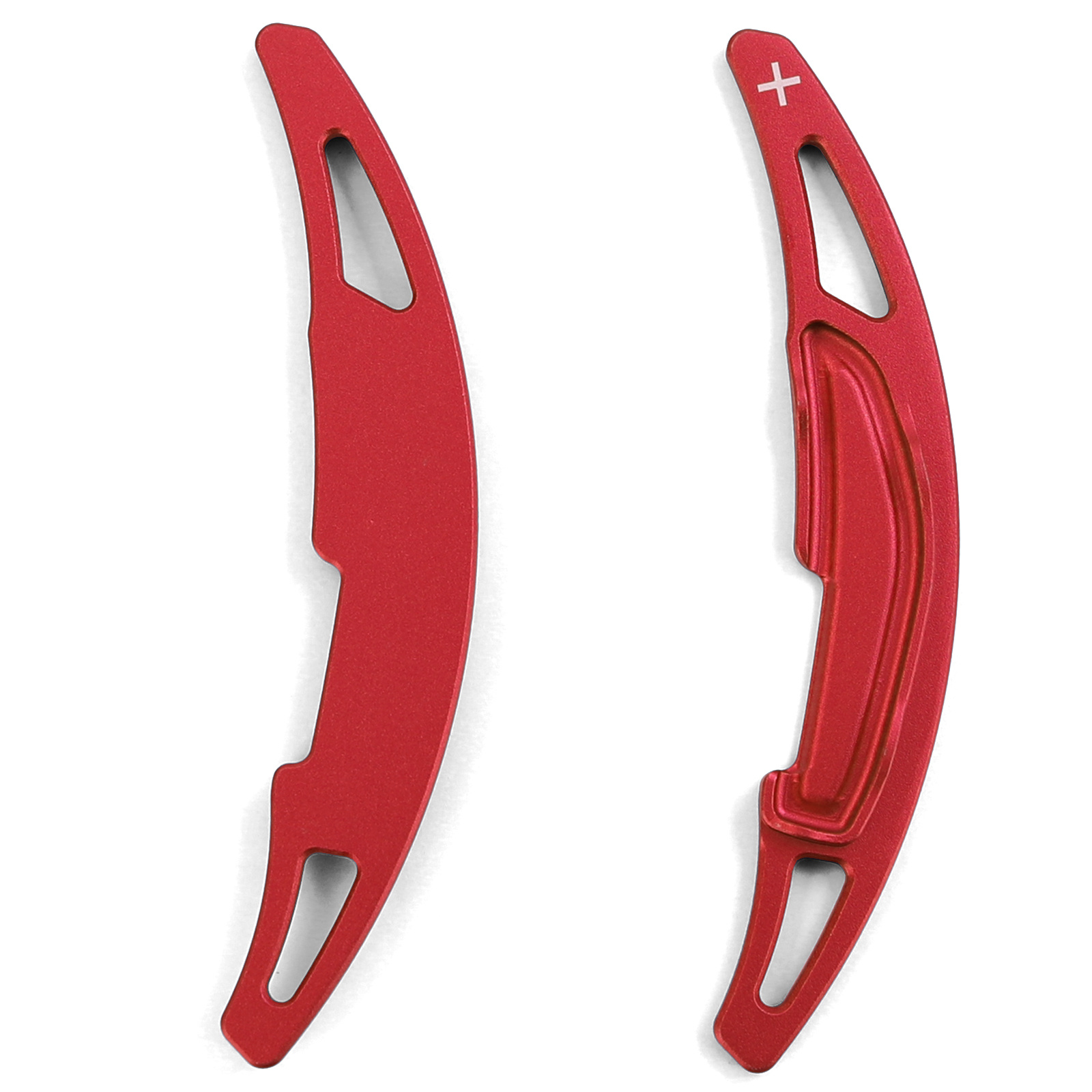 Schakelflippers geschikt voor BMW X5M F85, X6M F86 - aluminium - rood