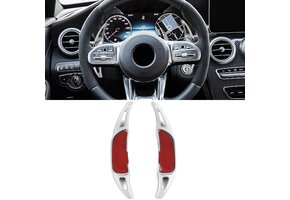Schakelflippers Mercedes AMG GLB35 X247, AMG GLC43/GLC63 X253/C253 - zilver