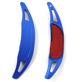 Schakelflippers geschikt voor Mercedes AMG A35/A45 W176/W177, C43/C63 W205/C205/S205, sedan/coupé/T-Model - blauw