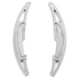 Schakelflippers geschikt voor BMW M2 F87, M3 F80, M4 F82/F83, coupé/cabrio - zilver