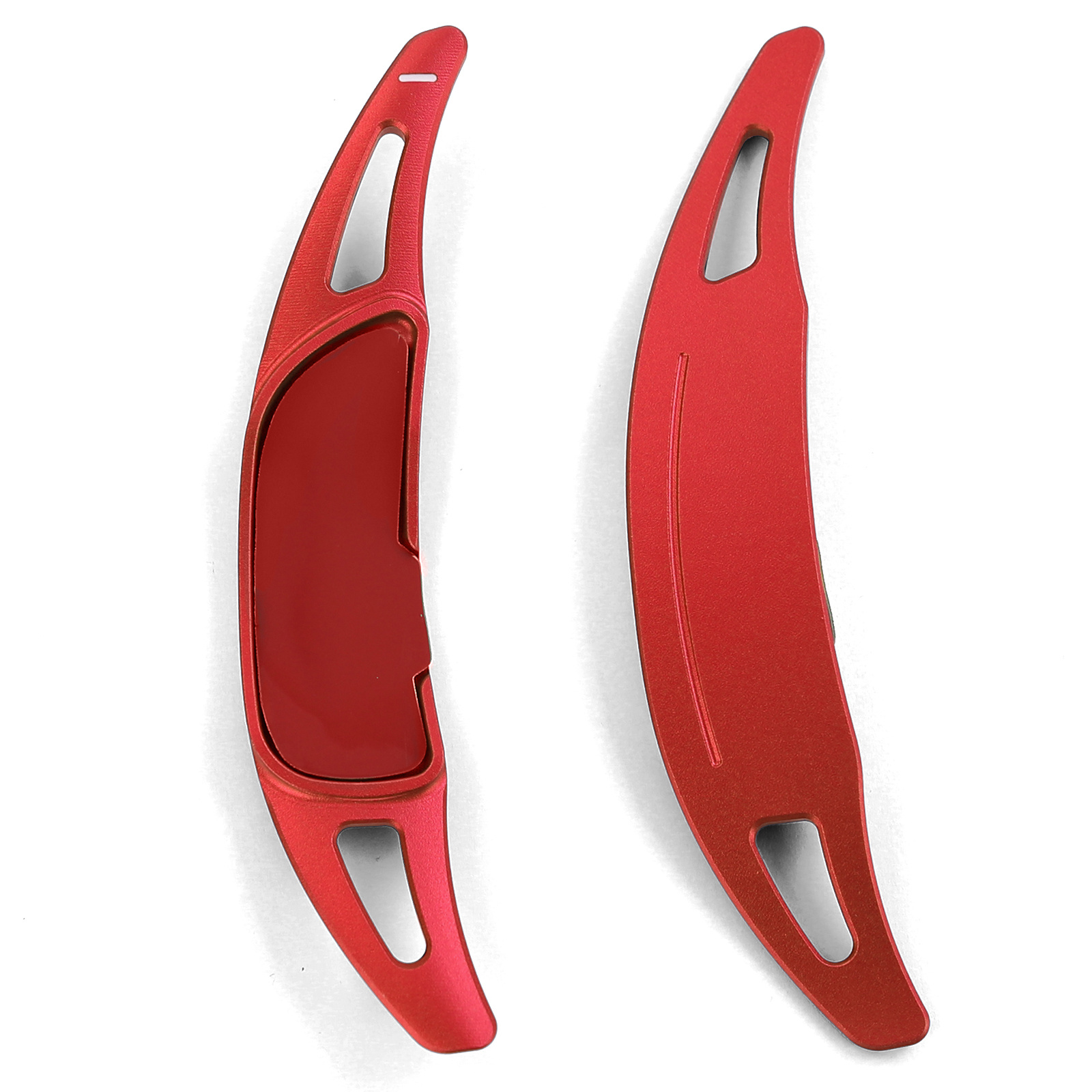 Schakelflippers geschikt voor Mercedes AMG G63 W463, GLA35/GLA45 X156 - rood