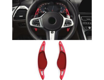 Schakelflippers BMW X3/X3M G01/F97, X4/X4M G02/F98, X5/X5M G05/F95 - rood