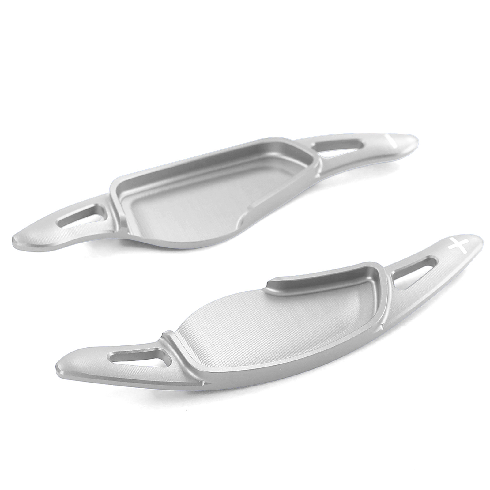 Schakelflippers geschikt voor BMW M2 F87, M3 F80, M5 F90, M8 F92/F92/F93, cabrio/coupé/gran coupé - zilver