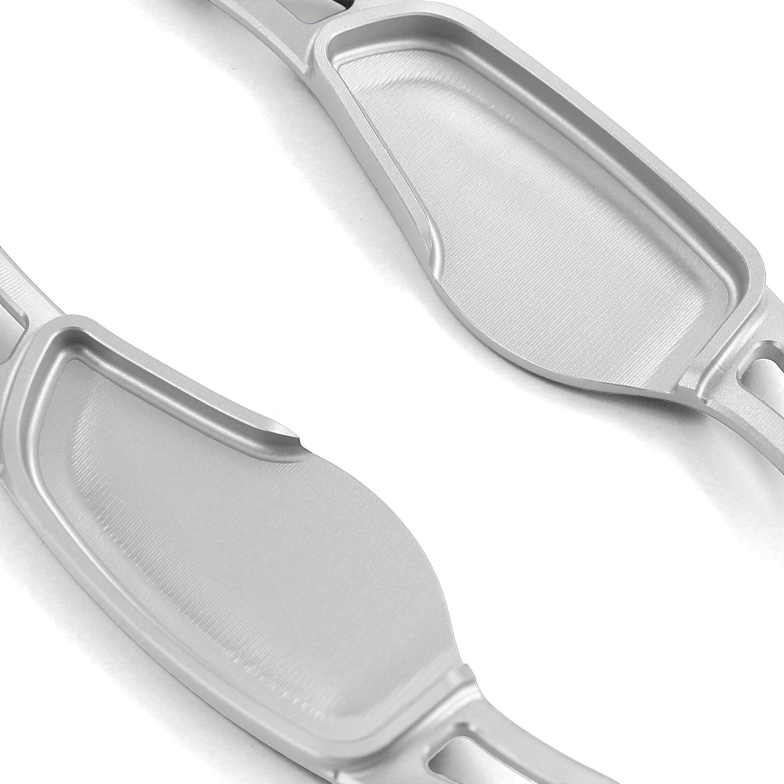 Schakelflippers geschikt voor BMW M2 F87, M3 F80, M5 F90, M8 F92/F92/F93, cabrio/coupé/gran coupé - zilver