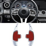 Schakelflippers geschikt voor Mercedes CLA C117/X117/C118/X118, CLS C218/X218/C257, coupe/shooting brake - zilver