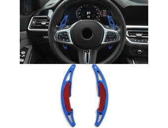 Schakelflippers BMW M2 F87, M3 F80, M4 F82/F83, coupé/cabrio - blauw
