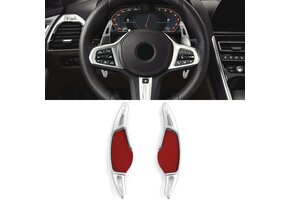 Schakelflippers geschikt voor BMW 7-serie G11, 8-serie G15, Z4 G29, X6/X6M G06/F96 - zilver