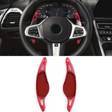 Schakelflippers geschikt voor BMW 3-serie G20/21, 4-serie G22/G23/G26, 5-serie G30/G31, 6-serie GT/G32 - rood