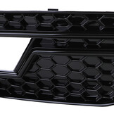 Grille geschikt voor Audi A4 B8, sedan/avant - 2-delige set - zwart glans