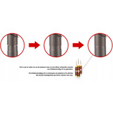 Hittebestendige kit - tot 1500 graden - zwart