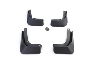 Spatlappen geschikt voor VW Golf Sportsvan 2014-2017 - 4-delig - zwart