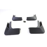 Spatlappen geschikt voor VW Golf Sportsvan 2014-2017 - 4-delig - zwart