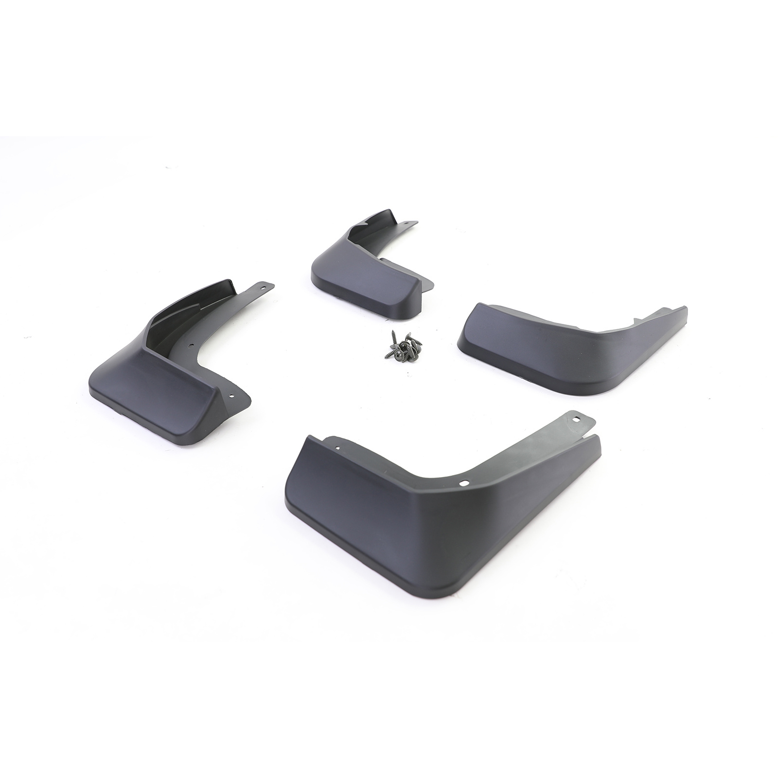 Spatlappen geschikt voor VW Golf Sportsvan 2014-2017 - 4-delig - zwart