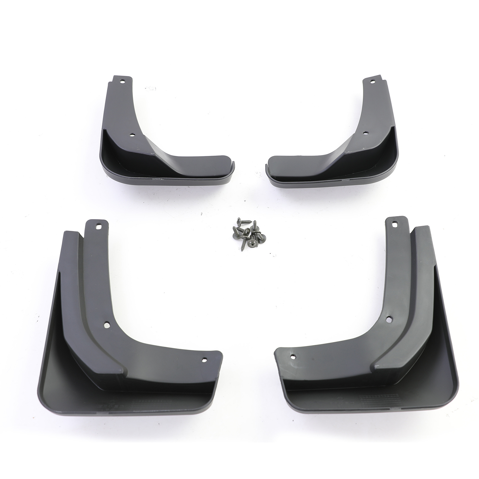 Spatlappen geschikt voor VW Golf Sportsvan 2014-2017 - 4-delig - zwart