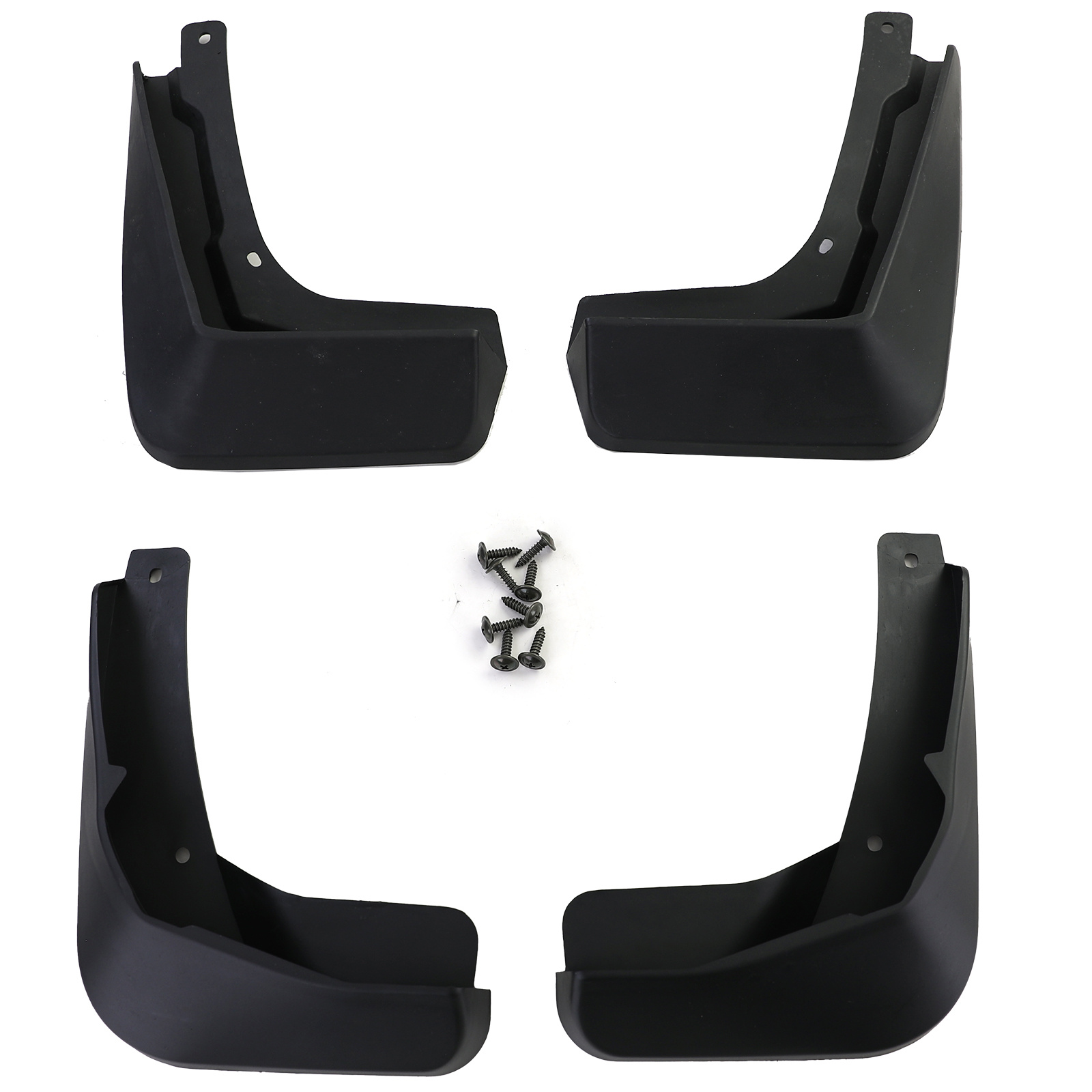 Spatlappen - voor VW Golf Sportsvan facelift 2017-2020 - 4-delig - zwart